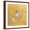 Brown Frame, variant on Art.com Black Capped Chickadee on Gold Art Print by Danhui Nai, 16" x 16"
