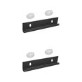 thumbnail image 1 of Qarigey Hair Salon Spa Hair Extensions Display Storage Holder para trenzar negro 2piezas Negro, 1 of 1