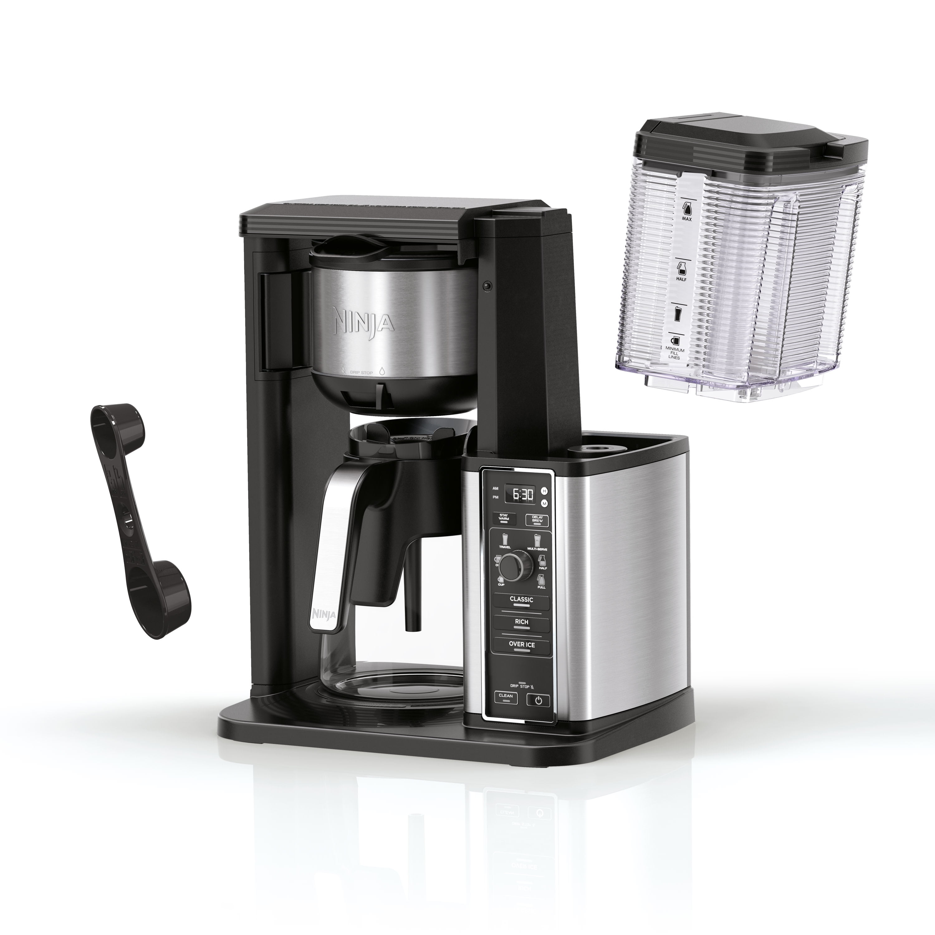 Restored Ninja Coffee Maker for Hot/Iced Coffee with 4 Brew Sizes