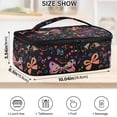thumbnail image 3 of ALAZA Leopard Bow Lunch Box Insulated Cooler Tote Bag Reusable School Picnic Travel Office, 3 of 7