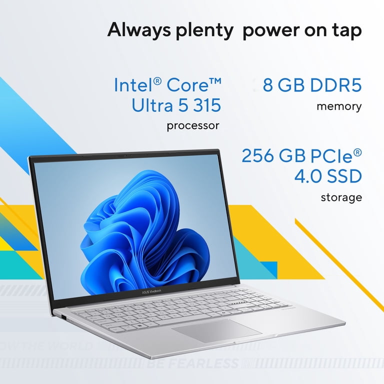 ASUS Vivobook 15 15.6” FHD Laptop with Intel® Core™ Ultra 5 315