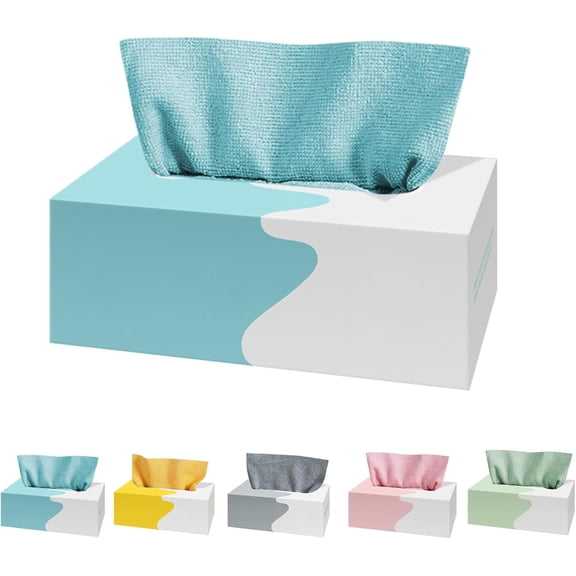 20-Pack Pull-Out Cleaning Cloths, Reusable Microfiber Cleaning Cloths, Super Absorbent Microfiber Cleaning Cloth in Box, Lint-Free for Kitchen Car Care Home Dusting