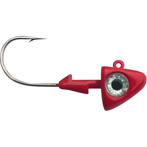 Big Hammer Heads™ 3/8 oz. Red Fishing Lures 3 ct Pack