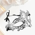 thumbnail image 4 of Unique Bargains 1 Pc Peacock Party Mask Silver Tone Plastic, 4 of 5