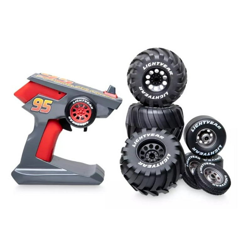 Disney Pixar Cars Lightning McQueen Build to Race RC Remote Control Car