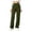 *Army Green, variant on Women's Elastic High Waisted Cargo Pants,Straight Leg Utility Trousers For Women,Ladies Pull-On Streetwear Pants with Zipper Pockets,Army Green,S-2XL