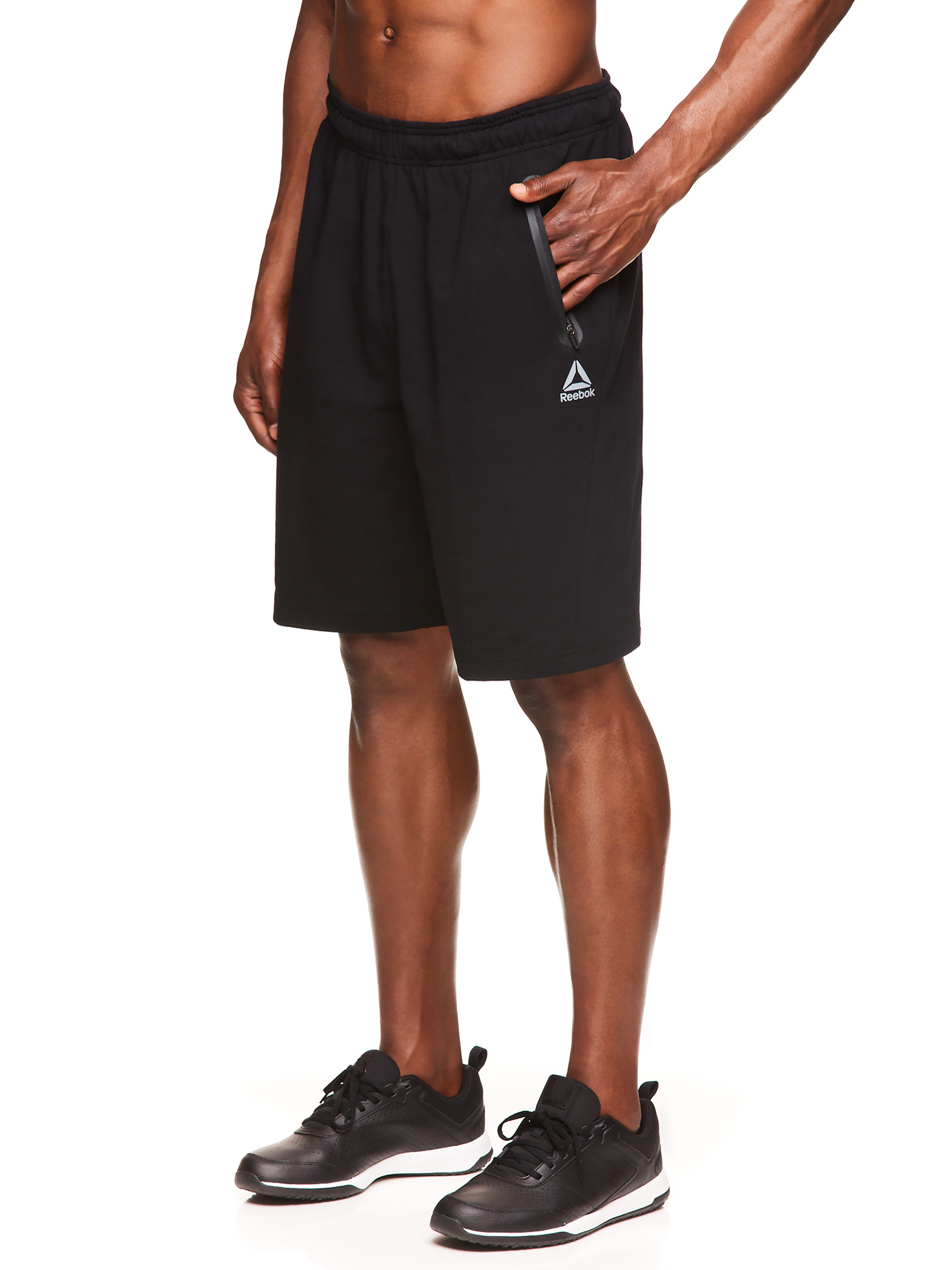 Reebok Men's and Big Men's Active Tech Terry Shorts, 10" Inseam Basketball Shorts, up to Size 3XL - image 4 of 4