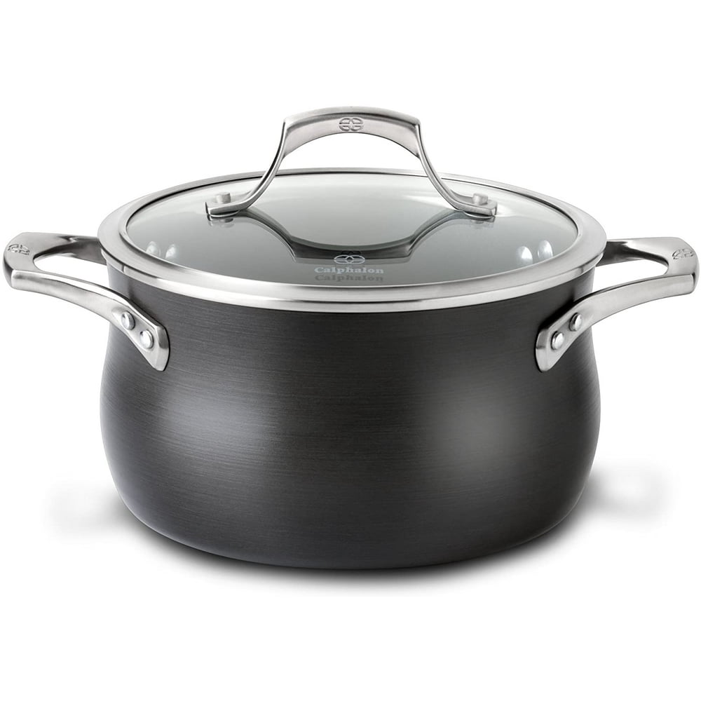 Calph alon Signature 4 Quart HardAnodized Nonstick Aluminum Soup Pot