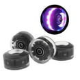 thumbnail image 3 of 4 Pack Roller Skate Wheels Luminous Light Up, with Bearings Installed - Outdoor Roller Skate Wheels for Double Row Skating & Skateboard 32x58mm, 82A - PGB, 3 of 10
