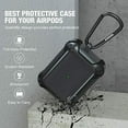 thumbnail image 2 of Rugged Case for AirPods Pro, KMMIN AirPods Pro Case Cover Military Hard Shell Full-Body Protective Cover Skin Shockproof AirPods Pro Accessories with Keychain?Front LED Visible?, 2 of 3