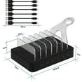 thumbnail image 2 of Amicable Premium 6-Port USB Charging Station, Multi Device Charger Organizer Compatible with Pad Phone lPod,, 2 of 5