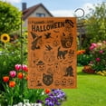 thumbnail image 2 of TiniDecor Vintage Halloween Garden Flag – 36”x60” Long Live Halloween Yard Banner, Orange Spooky Decor, 2 of 5