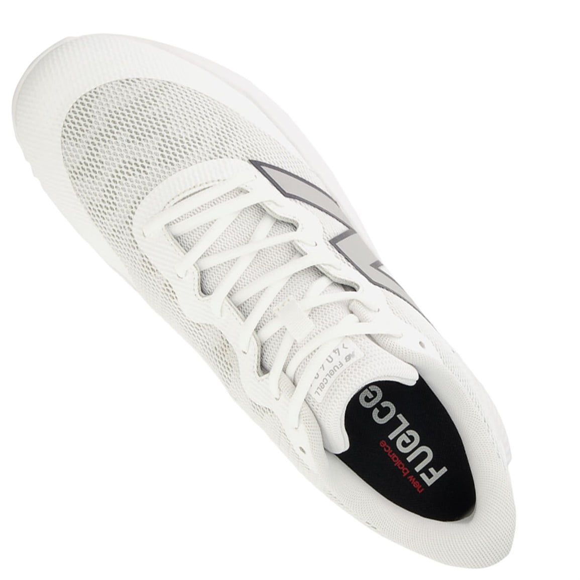 New Balance Mens FuelCell 4040v7 Turf Trainer Baseball Shoes White/Grey 12