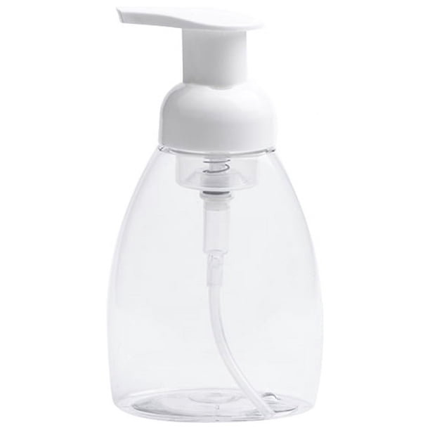 Zhuge Dispensador de jabón líquido, dispensador transparente de 250 ml, fácil de usar, 3 piezas