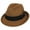 Pecan, variant on Blues Crushable Wool Felt Trilby Fedora Hat - XL - Black