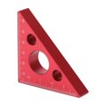 thumbnail image 1 of Amdohai Woodworking Triangles Ruler Aluminum Alloy Height Ruler Metric Inch Height Ruler Woodworking Square Measuring Tools Kit, 1 of 7