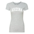 thumbnail image 2 of Wild Bobby State of Arizona College Style Women Slim Fit Junior Tee, 2 of 6