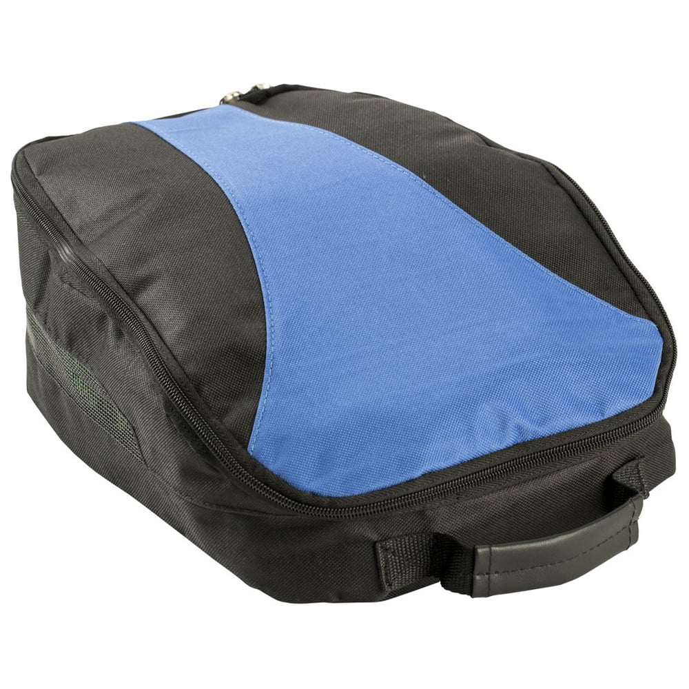 IZZO Golf Shoe and Accessories Storage Bag Black/Blue