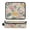 Retro Plant Pattern, variant on Hair Tool Organizer Bag with Heat Resistant Mat Removable Travel Storage Case for Hot Air Brushes Curling Irons Pink and Red Peonies