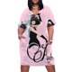 thumbnail image 1 of Audrey Hepburn - Vestido negro corto Vestido holgado con bolsillos vestidos de novia para mujer vestidos para ocasiones formales, 1 of 7