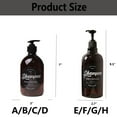 thumbnail image 4 of Dispenser Bottle for Bathroom and Kitchen - Refillable for Shampoo Lotion Oil Shower Soap Hand Soap and Dish Soap, 4 of 6