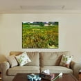 thumbnail image 3 of Vincent Van Gogh Painting Van Gogh Wheat Field at Auvers with White House Canvas Wall Art, 3 of 7
