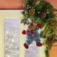 thumbnail image 4 of RKZDSR Christmas Decorations Indoor-Christmas Decorations Old Man Snowman Deer Bear Figure Pendant Decoration Window Door Hanging Layout Props, 4 of 4