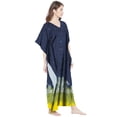 thumbnail image 3 of eloria Abstract Printed Women's Oversized Maxi Kimono Kaftan Caftan Summer Beach Dress, 3 of 5