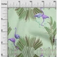 thumbnail image 2 of oneOone Rayon Mint Fabric Tropical Flamingo Fabric For Sewing Printed Craft Fabric By The Yard 56 Inch Wide, 2 of 4