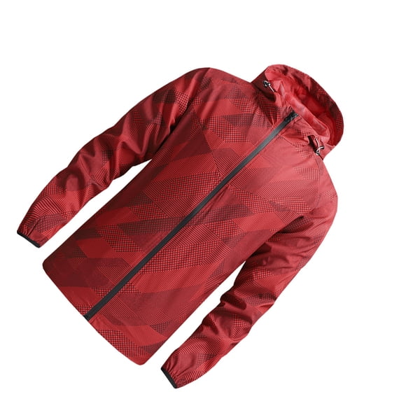 Qarigey Abrigo de motocicleta a prueba de viento, moderno y ajustado, para equitación deportiva, chaqueta de ropa de equitación deportiva Abrigos y chamarras Rojo 3XL