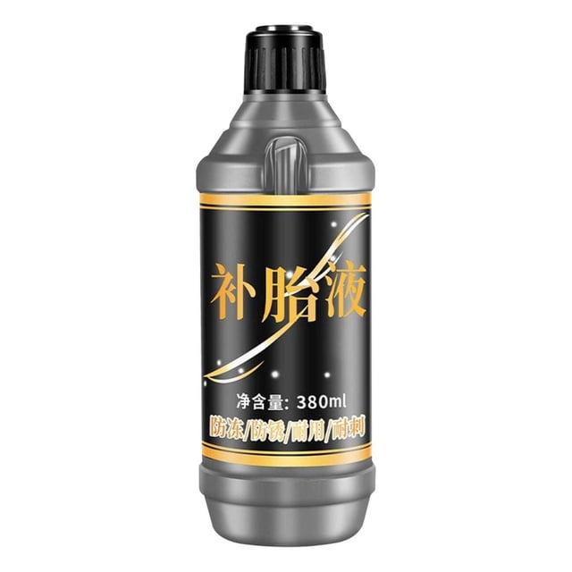 Feltree Fluide de Réparation de Pneu de Vélo Auto Fluide de Réparation de Pneu de Moto Adhésif de Réparation de Pneu 380ml