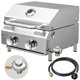 thumbnail image 1 of Parrilla de Barbacoa BESTFIRE 2 Quemadores 20,000 BTU Acero Inoxidable, 1 of 8
