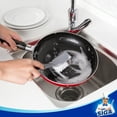 thumbnail image 6 of MR.Siga Dish Brush with Non Slip Handle Built-in Scraper, Scrub Brush for Dish, Nylon Bristles，2 Pack, 6 of 8