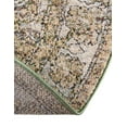 thumbnail image 4 of Unique Loom Isabella Collection Area Rug - Adjani (3' 3" Round Green/Ivory), 4 of 9