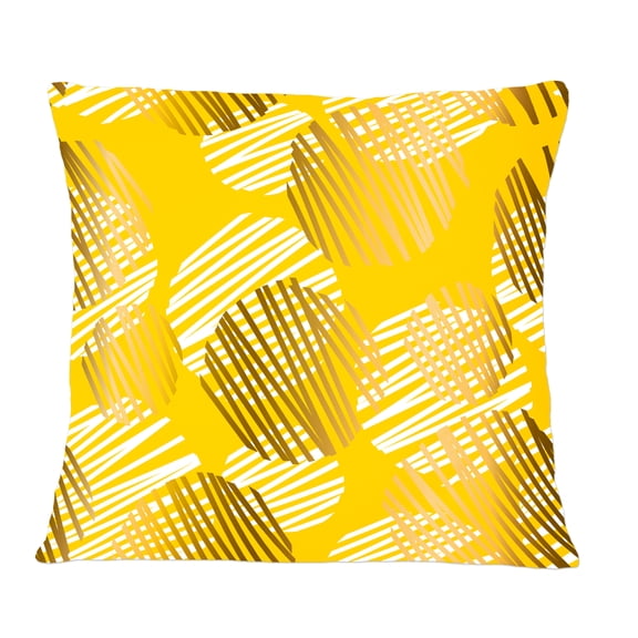 Designart Abstract Retro Geometric IV' Mid-Century Modern Throw Pillow - 12x20