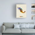 thumbnail image 2 of Trademark Fine Art 	Michael Tompsett 	 Mexico Watercolor Map Canvas Wall Art - 18x24, 2 of 5