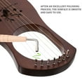 thumbnail image 4 of Weiweiguan 1 Ensemble Harpe en Bois Rétro 7 Cordes Instrument de Musique, 4 of 7