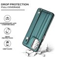 thumbnail image 2 of Nalacover Wallet Case for Samsung Galaxy A13 4G, Business PU Leather Unique Design Wristband Kickstand Credit Card Holder Slots Shockproof Scratch Resistant Phone Case for Samsung Galaxy A13 4G,Green, 2 of 6