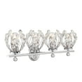 thumbnail image 4 of Chrome Four Light Bathroom Vanity from the Moreno Collection, 4 of 5
