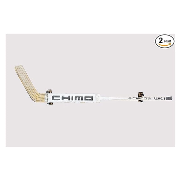 Horizontal Wall Mount for a Hockey Goalie Stick (Made in The USA)