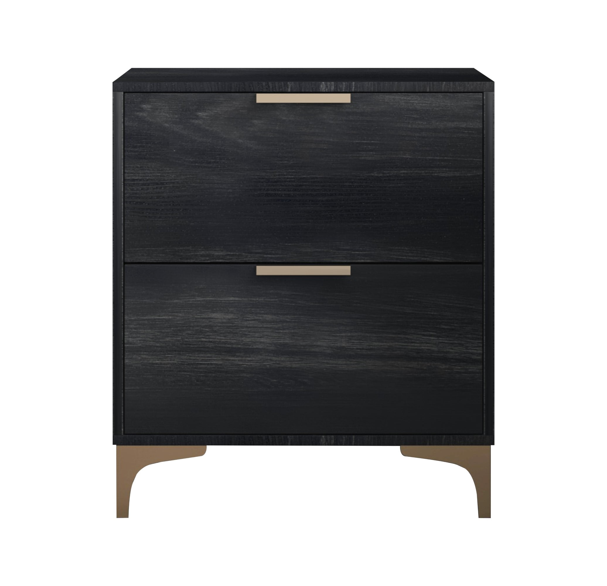 Home Design Sana Queen Upholstered Panel Bed Frame with 2 Nightstands for Adult Bedroom, Modern Style