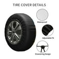thumbnail image 4 of Kll Funny Steam Train Tire Cover,Universal Wheel Tire Cover For Trailer, Rv, Suv, Truck,Camper And Many Vehicle,(15 Inch), 4 of 7