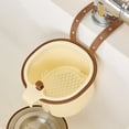 thumbnail image 5 of Kitchen Sink Drain Basket Plastic Food Strainer Colander Hanging Storage Rack, 5 of 6