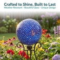 thumbnail image 2 of Sunnydaze Lavender Purple 10" Glass Outdoor Gazing Globe, 2 of 8