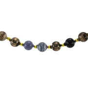 Cody Foster 74.00In Black Hue Garland, Glass, Shiny Matte Transparent Cd1377bk