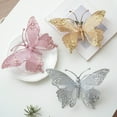 thumbnail image 2 of Shatterproof Butterfly Christmas Decoration 25Cm Glittering Meshes Wing Design Indoor Outdoor Holiday Party Supplies, 2 of 9