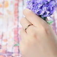 thumbnail image 6 of 2mm/3mm Rose Gold Titanium Steel Band Women's Wedding Engagement Ring Size 4-11, 6 of 9