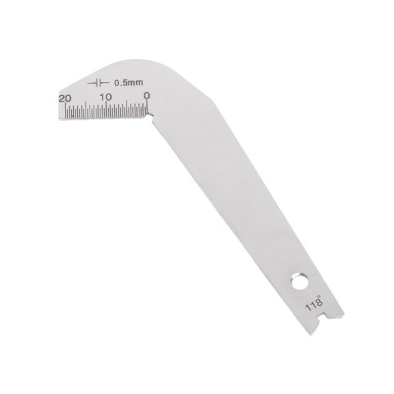 High Quality Bit Pattern Drill Template Drill Bit Gauge Weld Inspect Gauge Tool