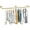Gold, variant on Industrial Pipe Clothes Rack, Heavy Duty 60inch Iron Garment Rack Ceiling Mounted,Rustic Saving Space Clothes Bar Multi-Purpose Hanging Rod for Bedroom,Closet,Laundry Room and Plants hanging