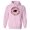 Pink, variant on Christmas at the Cabin Hoodie Sweatshirt Unisex Large White